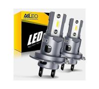 (As show, One size) -2 Pcs H7 Led Canbus Headlight 6000k Wireless Turbo Super Bright Csp Led Non Polarity 15000lm 12v 1:1 Mini Design Ip68