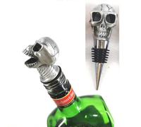(As show, One size) 2 PCS Wine pourer Cork, Halloween pourer Cork, Skull Wine Aerator Pourer Whiskey Pourer, Unique Halloween Souvenirs Gifts, Perfect Wine Gift for Skull