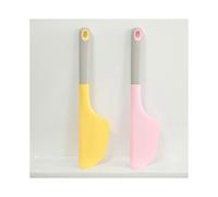 (As show, One size) 2 pices grande spatule en silicone spatule gteau, silicone rsistant la chaleur, jaune et rose