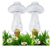 (As show, One size) 2 Pieces Cone Watering Bottle 300ML, Indoor Plant Clay Ball, Automatic Irrigation Systems for Planting Pot, Water Dispenser Plants Watering Holiday Tr