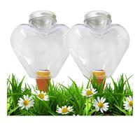 (As show, One size) 2 Pieces Cone Watering Bottle 500ML, Indoor Plant Clay Ball, Automatic Irrigation Systems for Planting Pot, Water Dispenser Plants Watering Holiday Tr