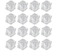 (As show, One size) 200pcs Fake Ice Cubes Clear Acrylic Ice Cubes Reusable Fake Ice Photography Props miao7