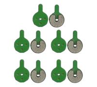 (As show, One size) 2024 5 Pair Brake Pads Lightweight Low Noise Smooth Braking Colorfast Replacement for Kugoo G2 Pro Electric Scooter