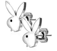 (As show, One size) 2024 Surgical Steel Playboy Bunny Stud Earrings
