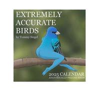(As show, One size) 2025 Extremely Accurate Birds Calendar Decorative Wall Monthly Calendar compatible with Bird Lovers Room Calend