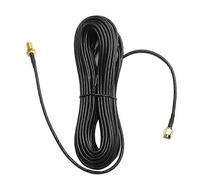 (As show, One size) 20M Extension Cables SMA Male to Female Coaxial Extension Cable WiFi Router Antenna Aerial Copper Plated Gold Cable