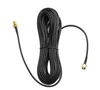 (As show, One size) 20M Extension Cables SMA Male to Female Coaxial Extension Cable WiFi Router Antenna Aerial Copper Plated Gold Cable