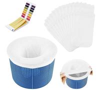 (As show, One size) 20pcs Pool Trash Can Covers Swimming Pool Filter Skimmer Socks Anti-Foam Dust Covers