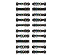 (As show, One size) 20x Coffee Cup Discoloration Thermometer Indicates Milk Temperature Fish Tanks Water Thermometer Quick Testing