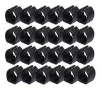 (As show, One size) 24 Pcs Chair Foot Floor Glides Single Prong U-shape Caps 20mm-In Stock