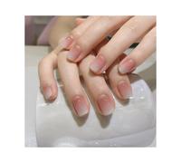 (As show, One size) 24pcs Extra Long Press On Fake Nails, Pure Color False Nails Glossy Artificial Acrylic Nails For Women & Girls(nude Pink).note:no Glue.