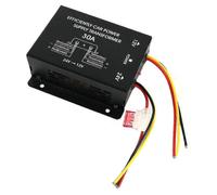 (As show, One size) 24V to 12V 30A Car Power Supply Buck Transformer Converter Truck Bus DVD Audio Modification Efficie