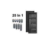 (As show, One size) 25 IN 1 Electric Screwdriver and Screwdriver Set Magnetic Screwdriver Kit Electric Precision Bits Xiaomi Iphone Computer Tri Wing Torx Screwdriver Sma
