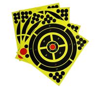 (As show, One size) 25Pcs Long&Short Range Shooting Self Adhesive Shooting Targets Stickers Outdoor Hunting Target Paintball Accessories