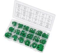 (As show, One size) 270PCS O-Rings Kit 18 Size Hydraulic Air Conditioning Replacement Seals Good Seal On Hose Fittings For Door, Window, Appliances, Bearing, Pump Repair