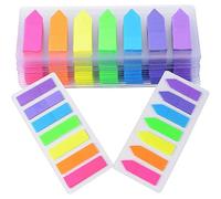 (As show, One size) 2800 Pieces 20 Sets Colorful Sticky Notes in 7 Colors Page Index Tabs Mark Bookmarks Page Sticker Bookmark