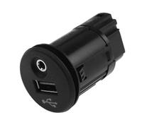 (As show, One size) 28023-BH00C Car AUX Port Adapter USB Auxiliary Plug For- Frontier 2011-2019 Juke 2014-2018 28023BH0