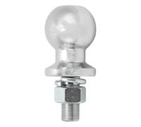 (As show, One size) 2in Trailer Hitch Ball 3/4x13/4in Shank Universal 3500LBS Durable Steel Chrome Plated Caravan Towing Ball