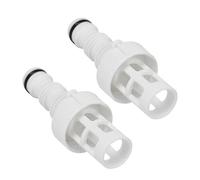 (As show, One size) 2Pcs 10201 for Intex Adapter for Connection to Drain Device Garden Hose Spa Hot Tubs Swimming Pool D