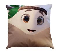 (As show, One size) 2pcs 2022 Qatar World Cup Cotton and Linen Pillow Cover 17.7"*17.7" Car Pillow Cushion Bar KTV Fan Supplies Decoration