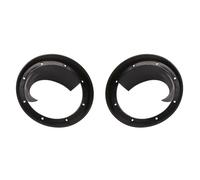 (As show, One size) 2Pcs Car Audio 6.5-Inch Speaker Waterproof Cover Audio Rust Protection Pad Speaker Soft Waterproof