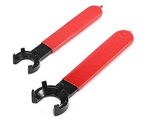 (As show, One size) 2pcs Er16 Er20 M Type Collet Chuck Clamping Spanner Cnc Collet Chuck Holder Wrench Lathe Tools