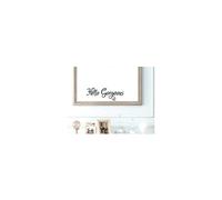(As show, One size) 2pcs Hello Gorgeous Decal Sticker Bathroom Mirror Wall Art Motivational Be Amazing Mirror Living Room Home Window