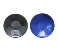 (As show, One size) 2pcs Plastic Gold Basin Nugget Mining Dredging Prospecting compatible Sand Gold Mining Manual Wash Gold Pa-M