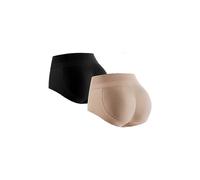 (As show, One size) 2PCS Push Up Buttock Underwear, Tummy Slimming Shapewear Panties, Shapewear Waist Sculpting Padded Invisible Shaping Shorts