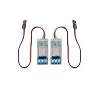 (As show, One size) 2PCS RC PWM Electronic Relay Switch compatible with RC Airplane DIY Model Navigation Lights Controller Universa