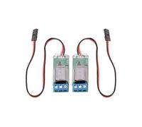 (As show, One size) 2PCS RC PWM Electronic Relay Switch for RC Airplane DIY Model Navigation Lights Controller Universal