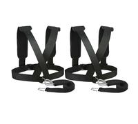 (As show, One size) 2pcs Sled Harness Weight-bearing Shoulder Straps Physical Training Power Belt