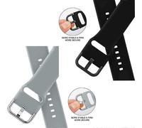 (As show, One size) 2PCS Sport Band Compatible with Apple Watch Bands 42mm 44mm 45mm, Soft Silicone Wristbands Replacement Strap with Classic Clasp for iWatch Series SE 7