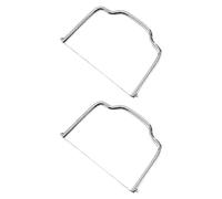 (As show, One size) 2Pcs Stainless Steel Butter Cheese Wire Cutter Cheese Slicer Easy And Fast Cutting Of Hard Or Semi-hard Cheeses