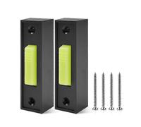 (As show, One size) 2Pcs Universal Garage Door Opener Switch 41A4166 Lighted Wall Mounted Push Button Black with White Center