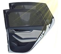 (As show, One size) 2pcs Universal Rear Side Window Sunshade for Car SUV - Protects Children & Pets, Blocks UV Rays and Solar Heat
