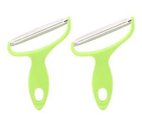 (As show, One size) 2pcs Vegetable Peeler, Wide Mouth Fruit Peeler Cabbage Potato Grater Vegetable Cutter for Restaurant Kitchen