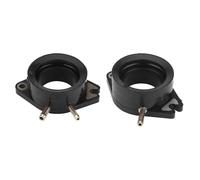 (As show, One size) 2x Carburetor Carb Intake Manifold Boots Joint compatible Yamaha 81-86 Xv750 Virago 88-99 1100 Xv1100