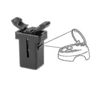 (As show, One size) 2x For Brabantia Replacement Catch Compale Touch Lid Bin Clip Latch Spare Repair Lock Clip Replacement Lock Catch Waste Bin Zekai