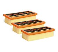 (As show, One size) 3 Pack Flat Pleated Filter Accessory for Krcher Vacuum Cleaners 6.415-953.0 AD3.200 AD3.000