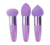 (As show, One size) 3 Pcs Blending Sponges Makeup Face Makeup Sponge Brush Foundation Sponge Makeup Concealer Pads