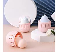(As show, One size) 3 Pieces Beauty Egg Storage BoxSilicone Makeup Sponge Holder,Silicone Makeup Sponge Storage Box,Drying Capsule HolderFor Egg Sponge Storage (Box)