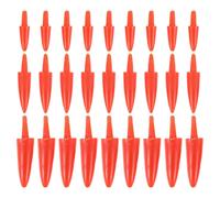 (As show, One size) 300pcs DIY Snow Man Red Nose Doll Nose Plastic Santa Claus Nose for Sewing Crafting