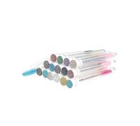 (As show, One size) 30pcs Eyelash Brush Tube Mascara Wands Replaceable Dust-proof Eye Lash Eyebrow Brush Tube For Eyela