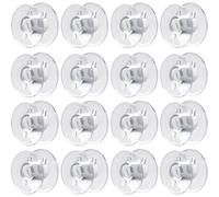 (As show, One size) 30pcs Plastic Bobbin, Sewing Machine Bobbins for Brother Singer Kenmore Janome Most Sewing Machines