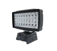 (As show, One size) 36 Beads Car Led Work Light Flashlight Electric Torch Spotlight Usb Power Bank Lamp For Bosch 18v Bat609 Bat618 Li-ion Battery