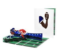 (As show, One size) 3D Pop-Up Cards Rugby Greeting Card with Envelope Blank Note Card for Fathers Day Anniversary Birthday Boy Son Friend