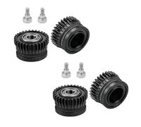 (As show, One size) 3d Printer Dual Gear Extruder Kit compatible with K1/K1C/ K1 Max/Ender3/V3 Plus V3 Upgrade 3.0 Hardened Steel