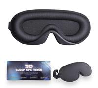 (As show, One size) 3D sleep mask for men women, improved 3D -contour cup eye mask, 100 %light blocking