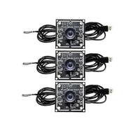 (As show, One size) 3PCS 100 Degree Camera Module 1MP OV9732 1280x720 USB Free Driver Manual Focus with 3 Meter Cable f